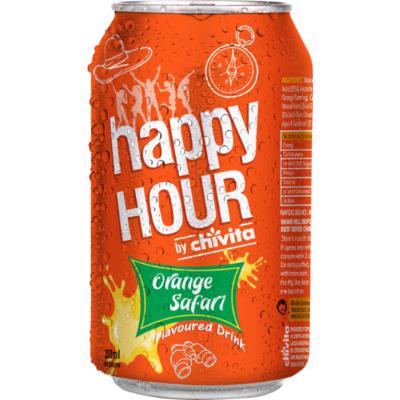 HAPPY HOUR ORANGE SAFARI CAN 330MLX24