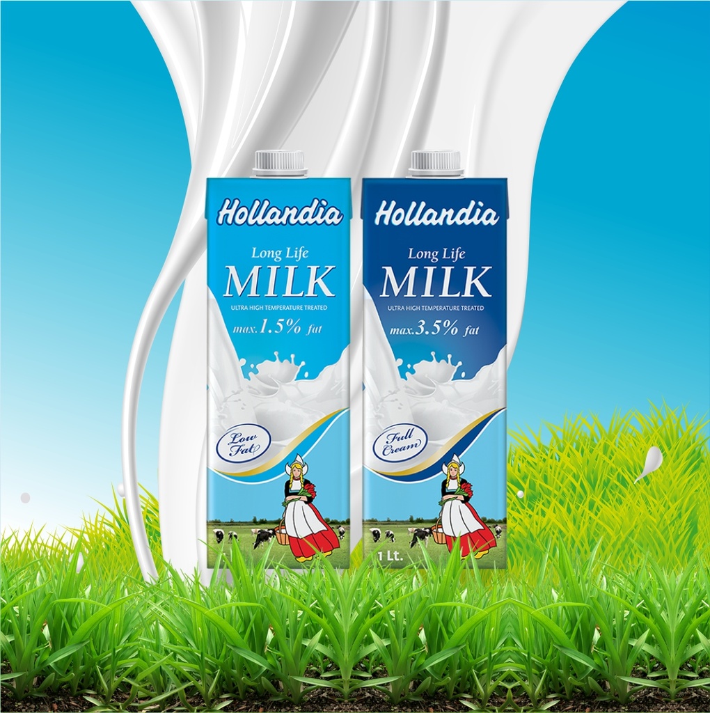 HOLLANDIA UHT FULL CREAM 1L/10